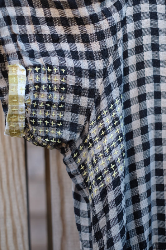 Sashiko viðgerð á textíl - Sandra Karlsdóttir